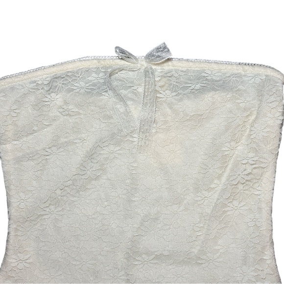 Thirty Thirty lace Strapless cream Dress small brand new - Picture 4 of 6